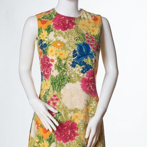 Vintage Margaret Smith Floral Dress